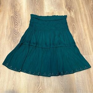 Current Air Teal Skater Skirt size S